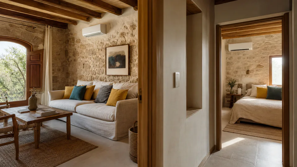 multisplit vivienda, imagen editorial sobre soluciones energéticas