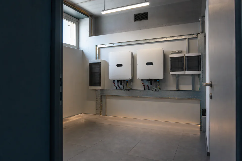 sala tecnica fotovoltaica, imagen editorial sobre soluciones energéticas